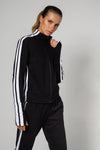 WILD SOUL TRACKSUIT JACKET - MONOCHROME